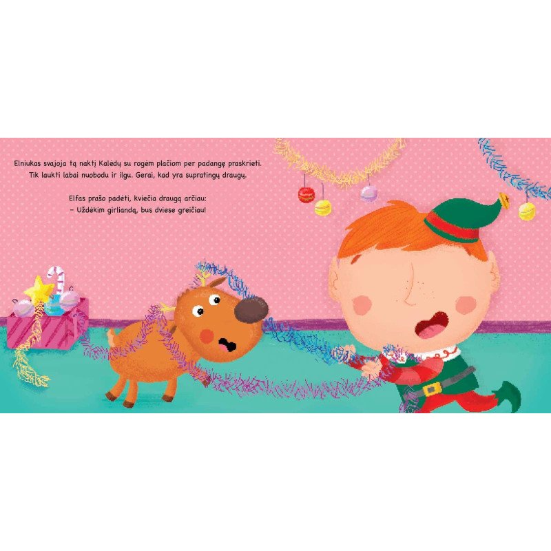 Elniukas laukia Kalėdų