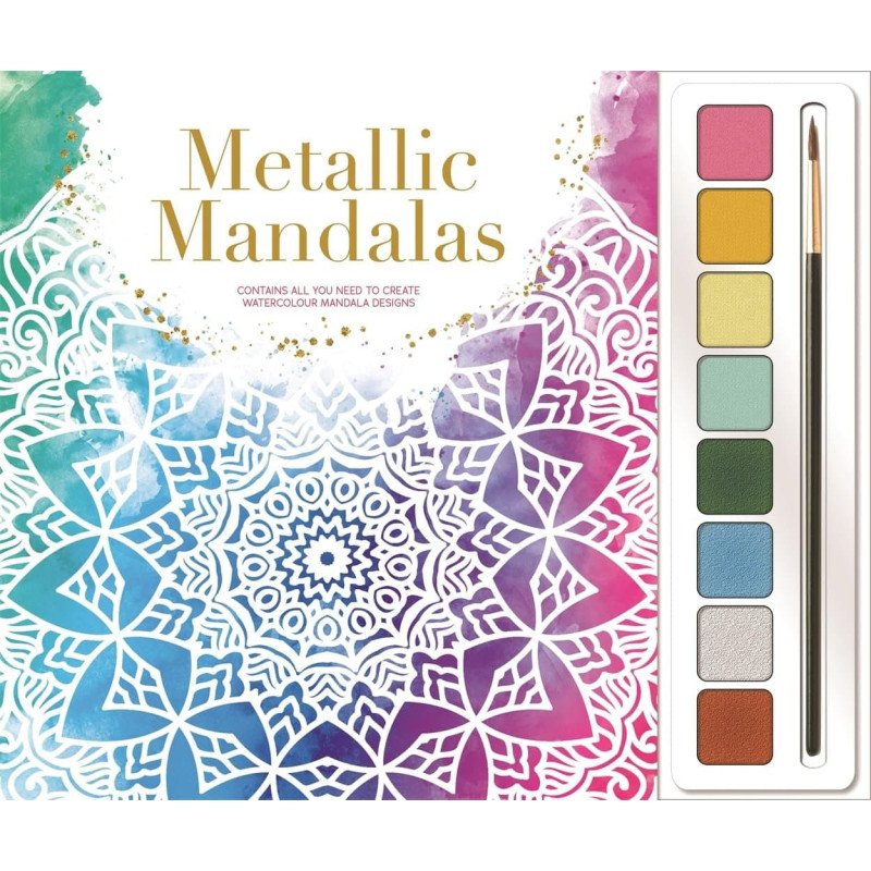 Metallic Mandalas (Mind Spa Watercolours)