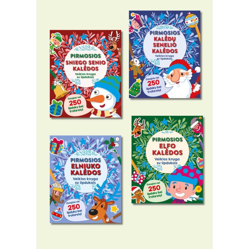 Keturių kalėdinių knygų komplektas
