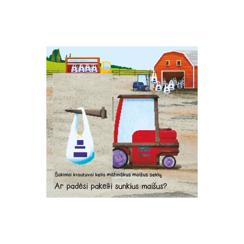 Padirbėk su traktoriuku