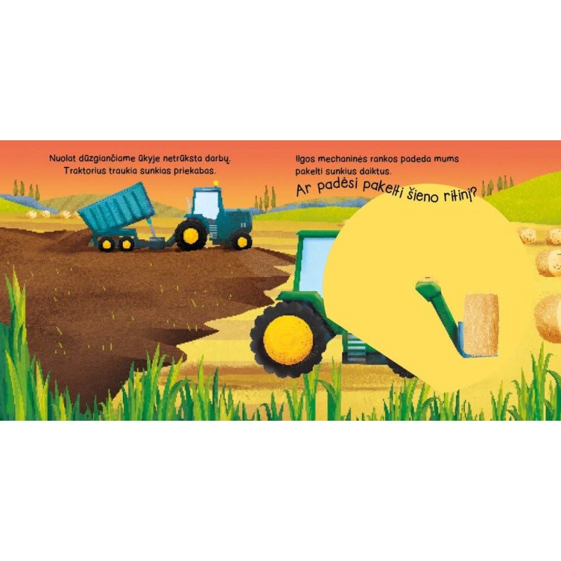 Padirbėk su traktoriuku