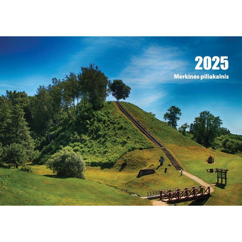 Sieninis kalendorius 2025 m. Merkinės piliakalnis(3 mėn.)