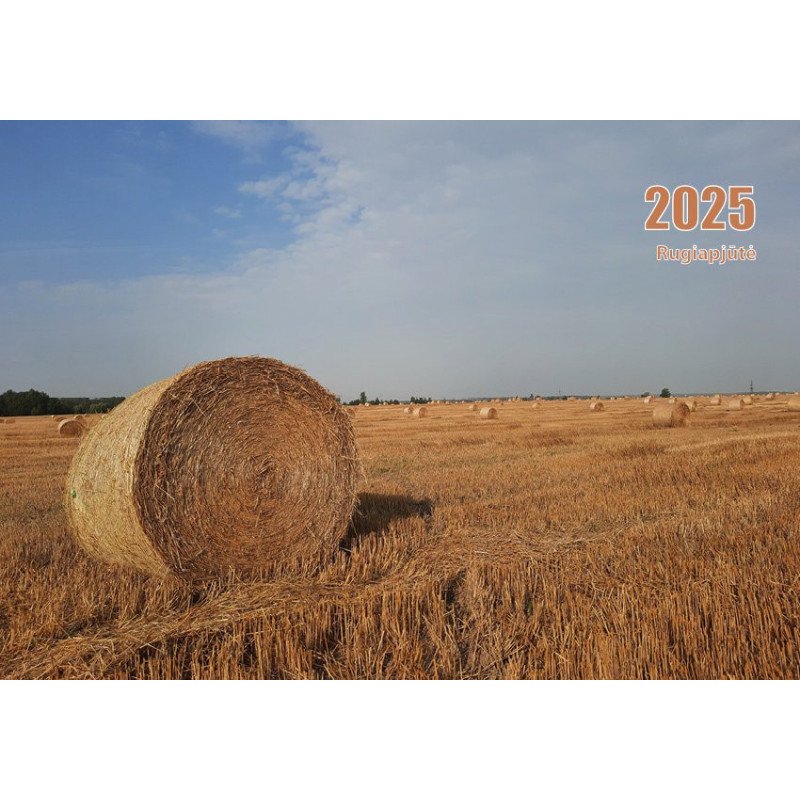 Sieninis kalendorius 2025 m. Rugiapjūtė (1mėn.)