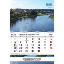 Sieninis kalendorius 2025 m. Kaunas (1mėn.)