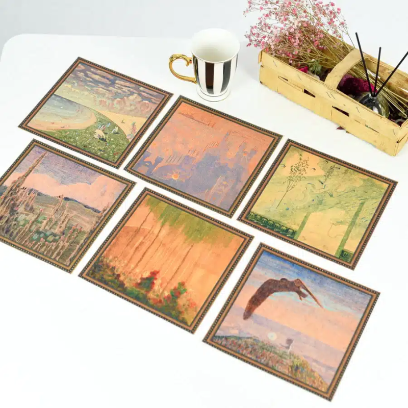 Stalo padėkliukai M. K. Čiurlionis No. 3"(6 vnt.)