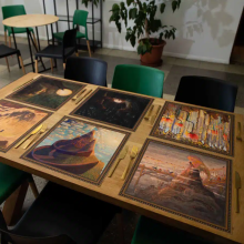 Stalo padėkliukai ,,M. K. Čiurlionis No. 1" (6 vnt.)