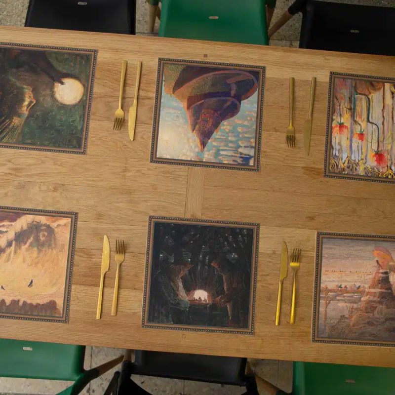 Stalo padėkliukai ,,M. K. Čiurlionis No. 1" (6 vnt.)