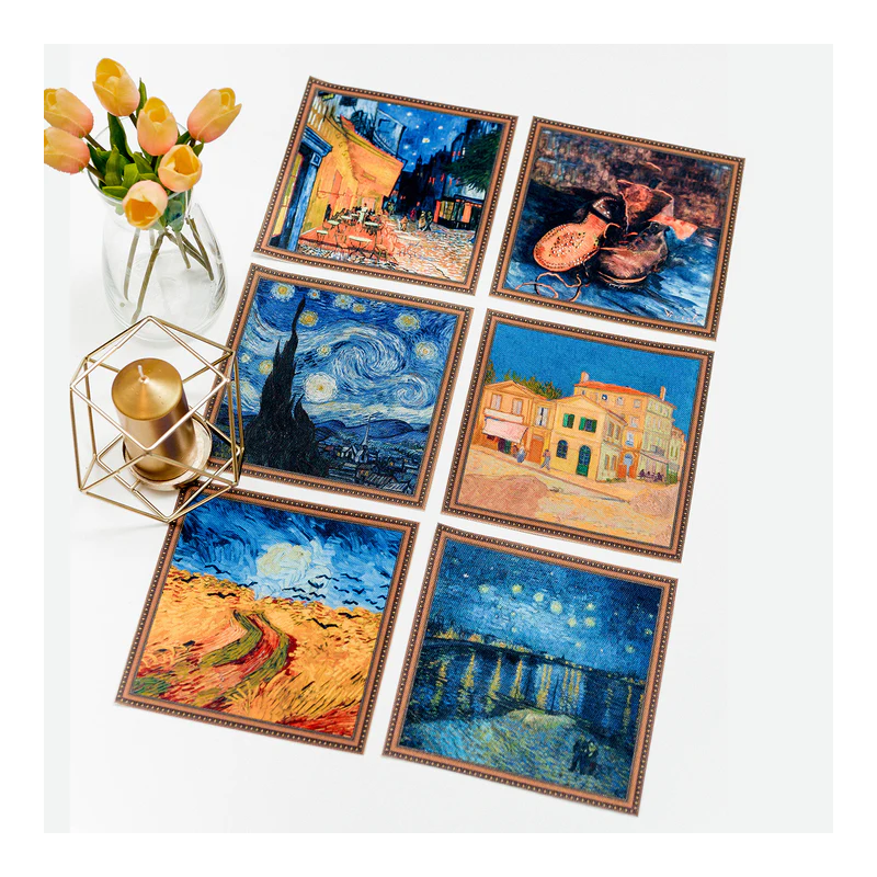 Stalo padėkliukai „Vincent van Gogh No.2" (6 vnt.)