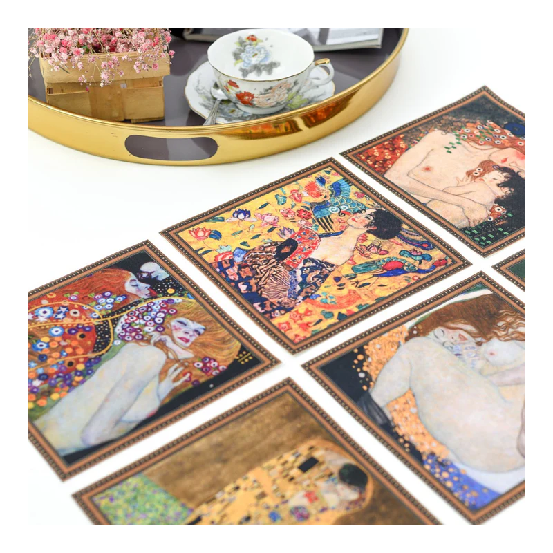Stalo padėkliukai „Gustav Klimt" (6 vnt.)