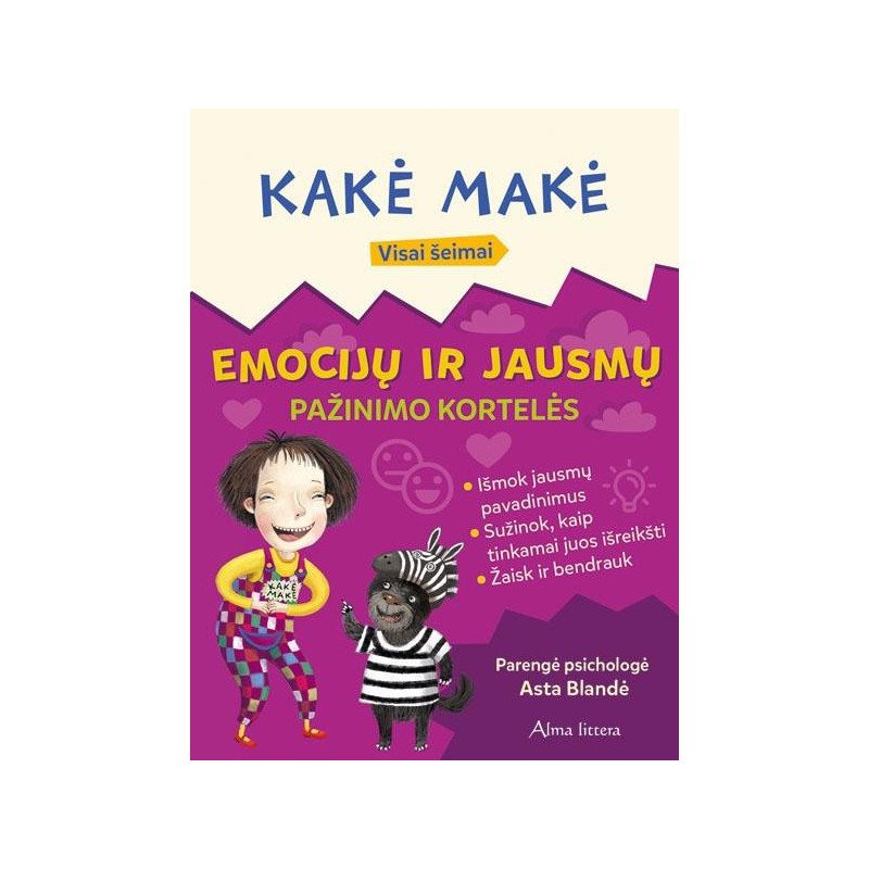 Kakė Makė. Emocijų ir jausmų pažinimo kortelės