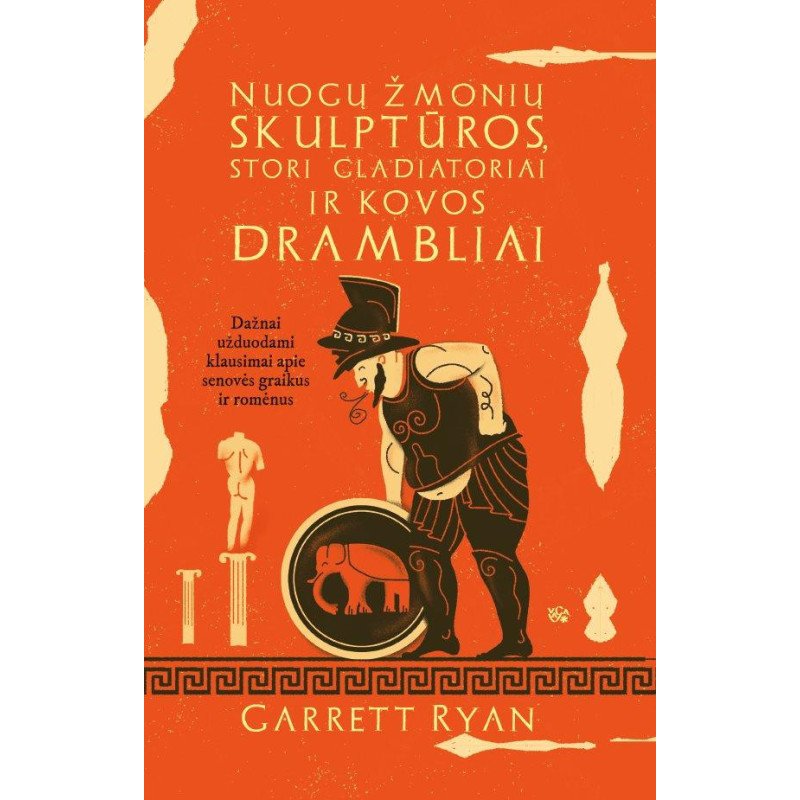 Nuogų žmonių skulptūros, stori gladiatoriai ir kovos drambliai