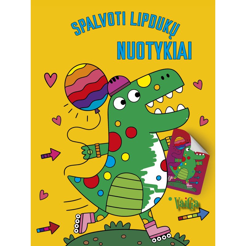 Spalvoti lipdukų nuotykiai. Krokodilas