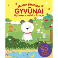 Mano pirmieji gyvūnai. Lipdukų ir veiklos knyga