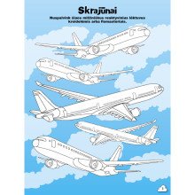 Nuostabieji orlaiviai. Lipdukų ir veiklos knyga