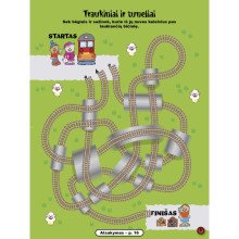 Galingieji traukiniai. Lipdukų ir veiklos knyga