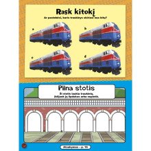 Galingieji traukiniai. Lipdukų ir veiklos knyga