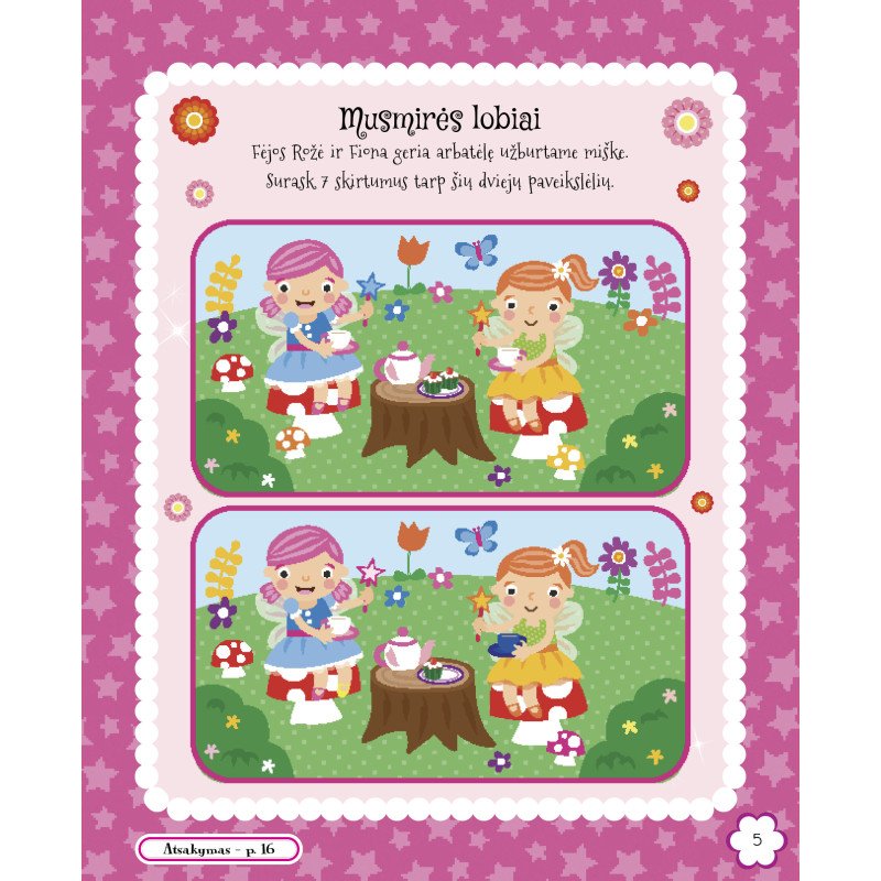 Mano pirmoji fėja. Lipdukų ir veiklos knyga