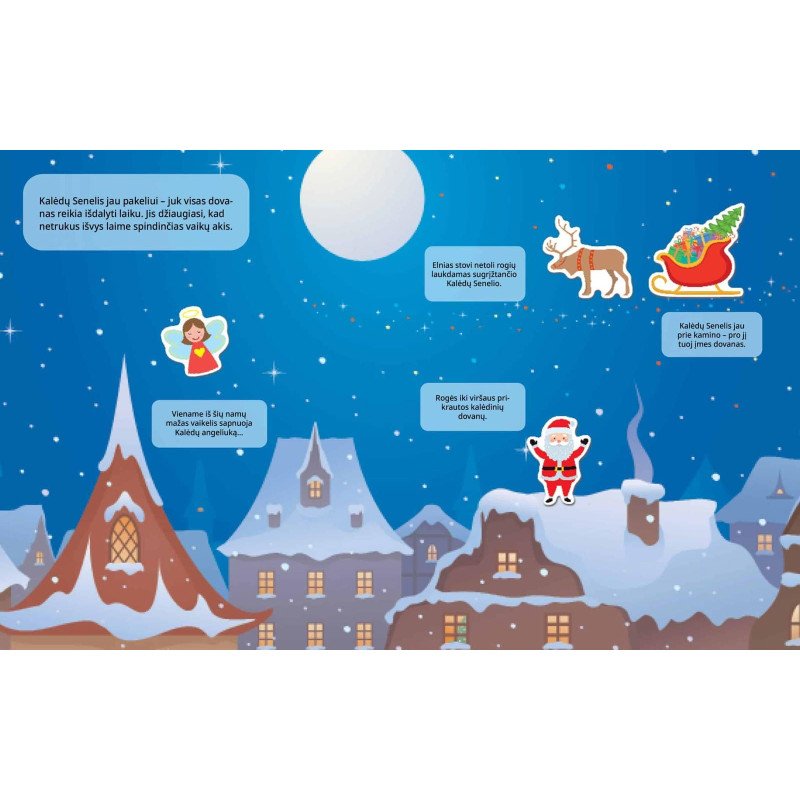 Kalėdos, Kalėdos! Smagi knygelė su magnetukais(2025)