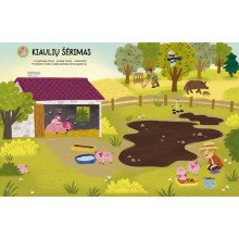 Gyvenimas ūkyje. Lipdukų knyga