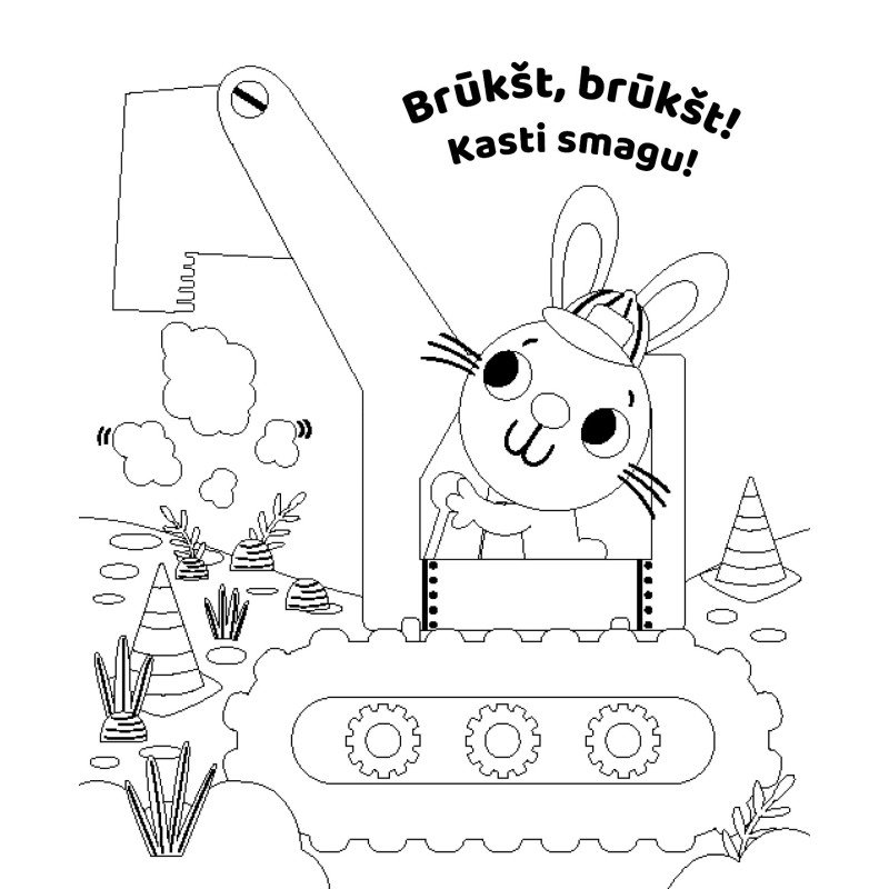 Įverk raištelius. Mašinos