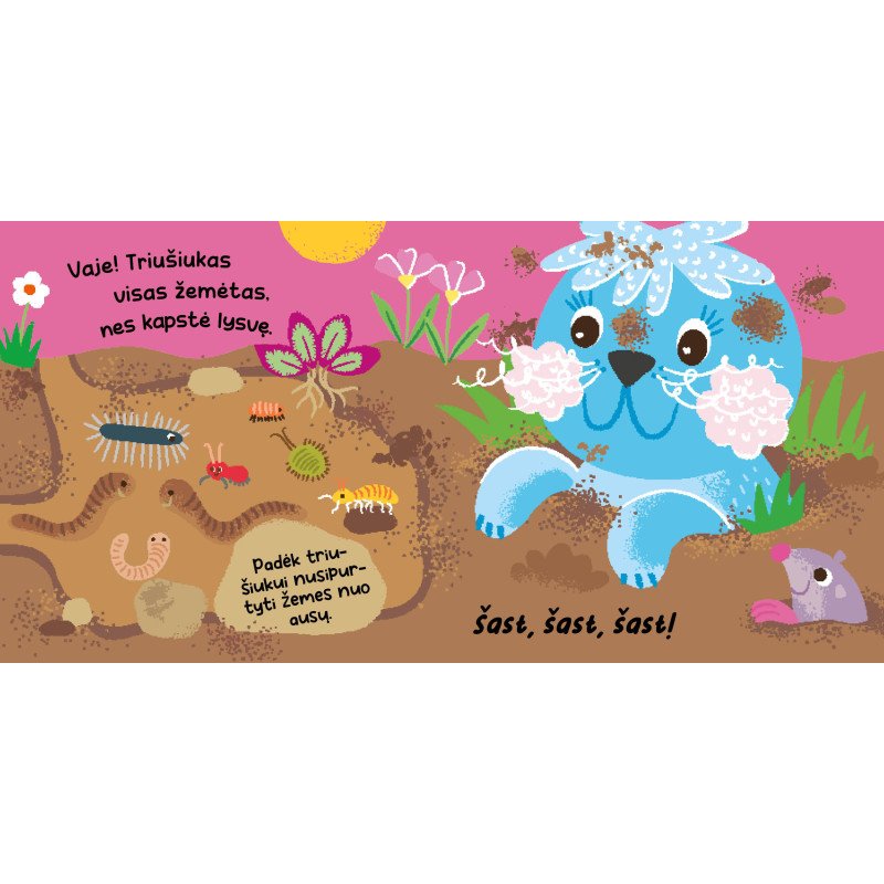 Mažasis triušiukas. Paliesk mano ausytes