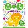 Pirmoji nuo taško iki taško lipdukų knyga. Dinozaurai