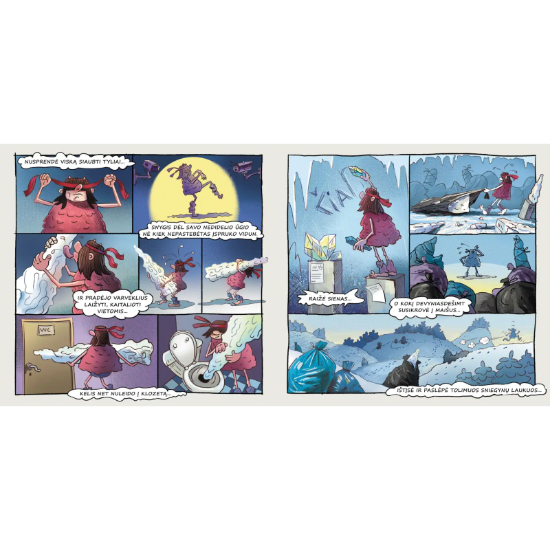 Labai mažas sniego žmogus