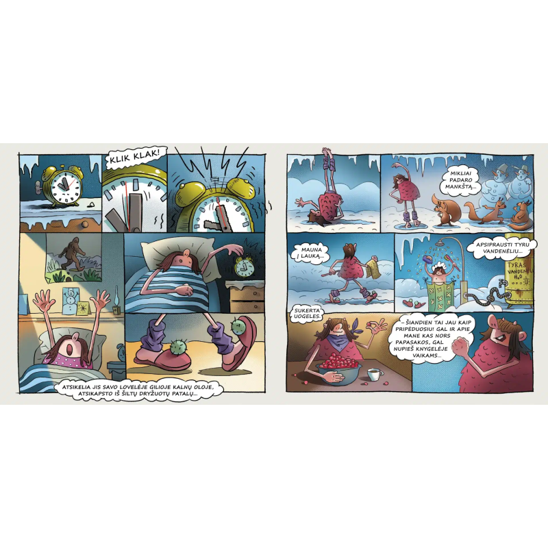 Labai mažas sniego žmogus