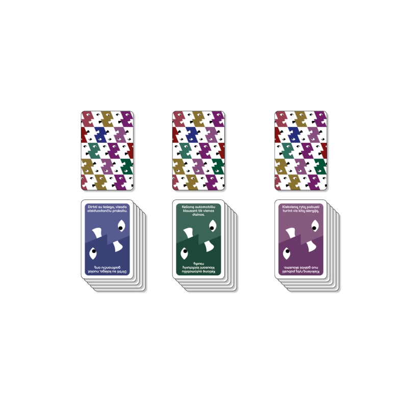 Stalo žaidimas „1 iš 2. Ką renkiesi?“ (2 dalis)