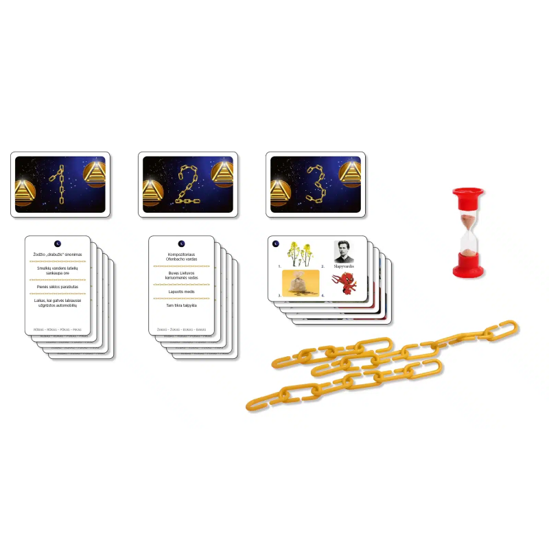 Stalo žaidimas „Auksinis protas. Grandinėlės“