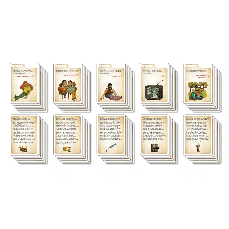 Stalo žaidimas „Byla baigta 1“